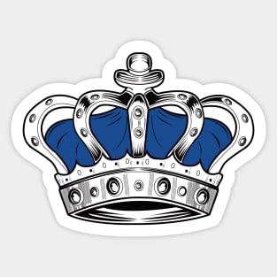 Crown - Blue Sticker